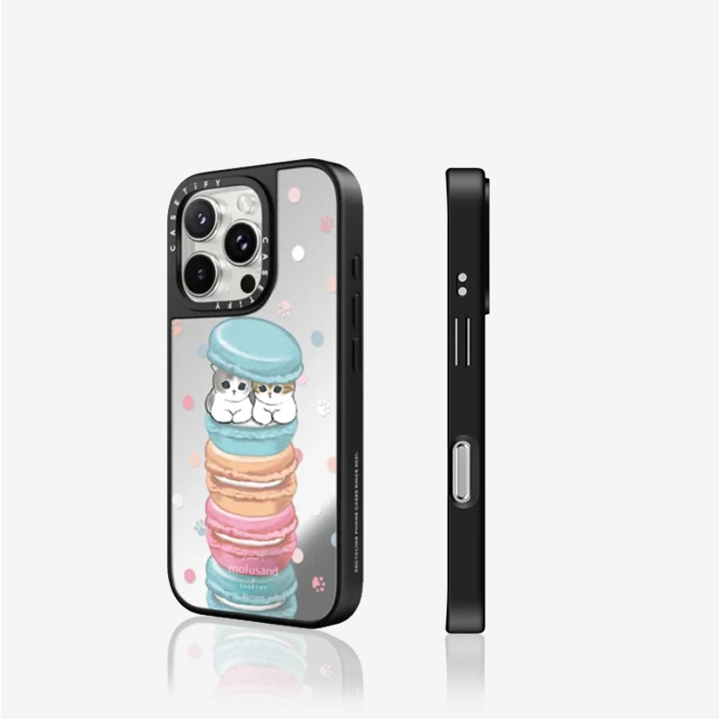 CASETiFY Mofusand联名 马卡龙猫咪 适用于iPhone16ProMax/16Pro/15ProMax/14ProMax手机壳